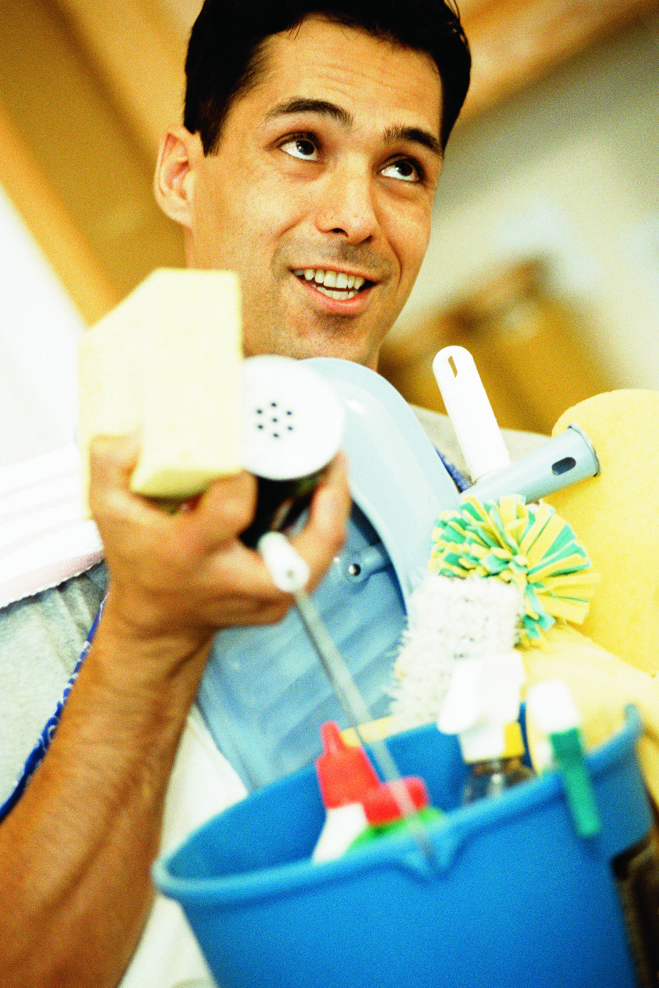 Household cleaners account for a large number of common eye injuries.